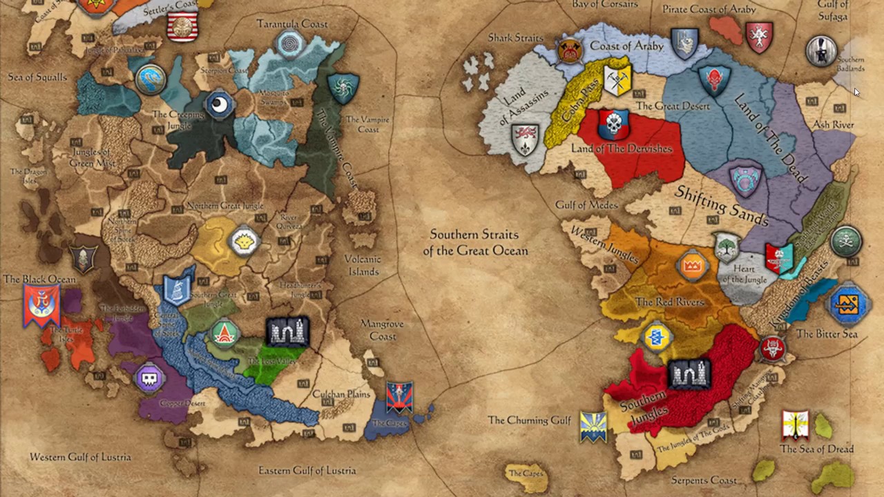 Total war warhammer 1 map